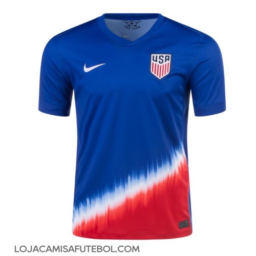 Camisa de Futebol Estados Unidos Equipamento Secundário Copa America 2024 Manga Curta